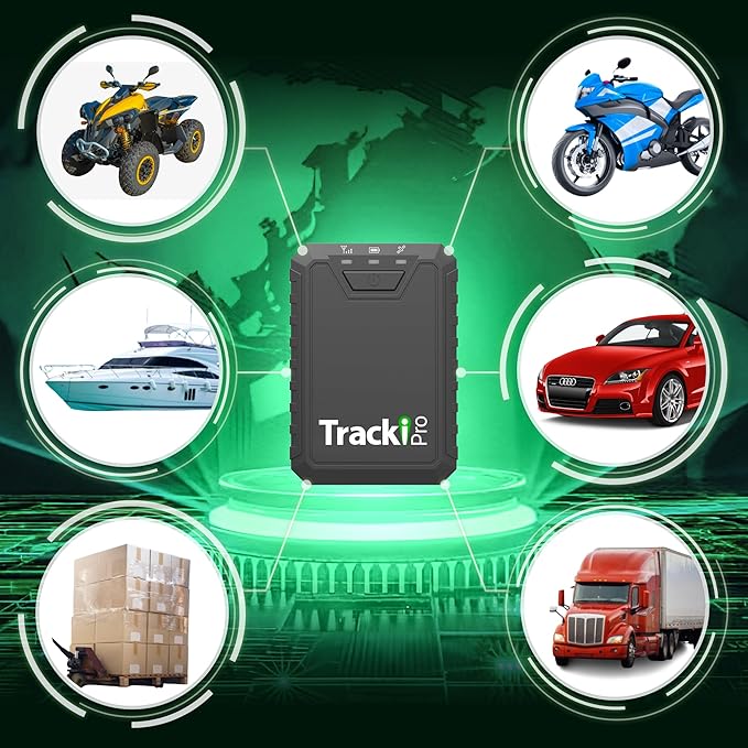 Tracki Pro GPS Tracker for Vehicles, USA made tech. Up to 7 Months Batt. Waterproof Magnetic 4G LTE Long Battery Life 2-7 Month
