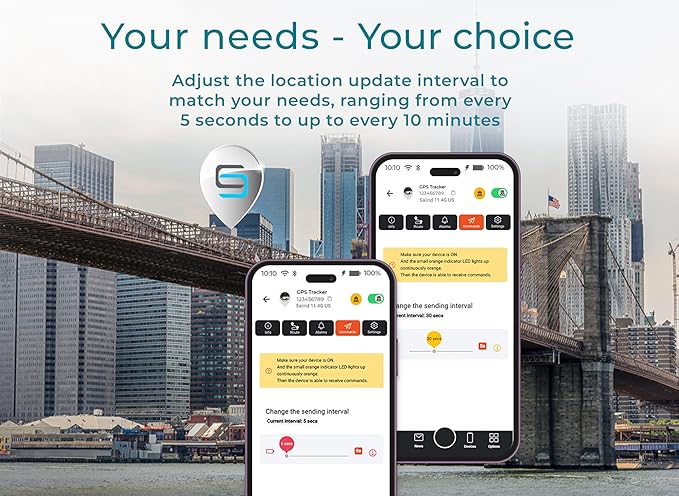SALIND 11 GPS Tracker for Vehicles, Car, Fleets - 4G LTE Device, Long Battery, Magnetic, US & Worldwide SIM Card Included - iOS/Android Compatible App - Budget-Friendly Subscription Required